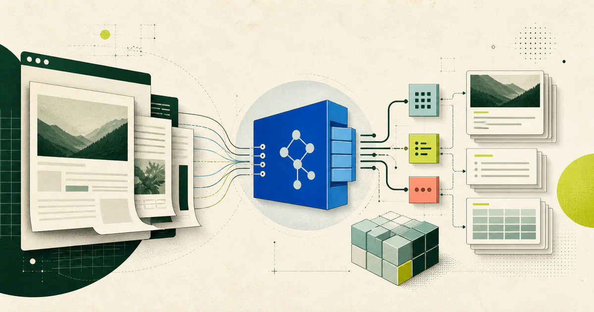 Web scraping API quickstart workflow from URL to structured response